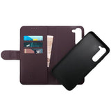Rvelon Samsung Galaxy S23 Etui Detachable Wallet Case Lilla