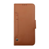 Rvelon Samsung Galaxy S23 Plus Etui Utbrettbar Kortlomme Brun