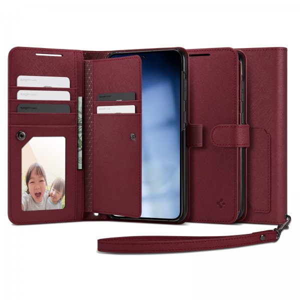 Spigen Samsung Galaxy S23 Plus Etui Burgundy
