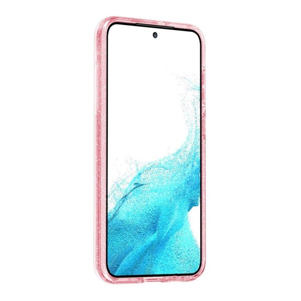 Samsung Galaxy S23 Plus Deksel Glitter MagSafe Rosa