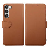 Rvelon Samsung Galaxy S23 Plus Etui Detachable Wallet Case Brun