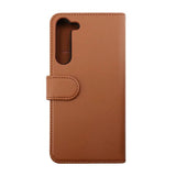 Rvelon Samsung Galaxy S23 Plus Etui Detachable Wallet Case Brun