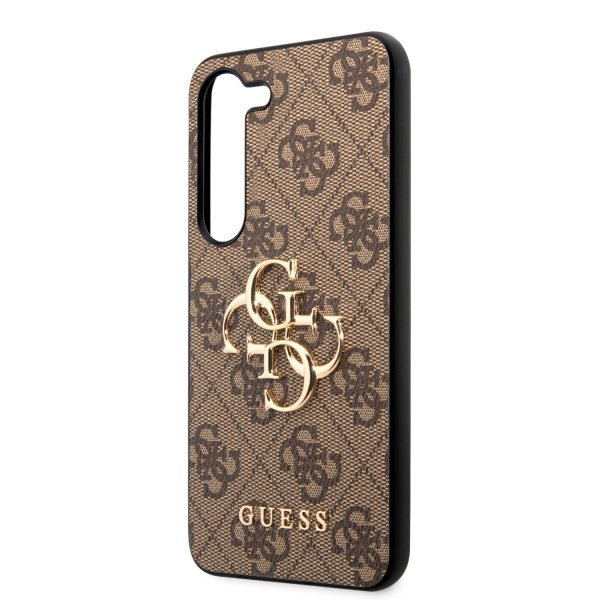 Guess Samsung Galaxy S23 Plus Deksel 4G Logo Brun