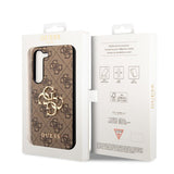 Guess Samsung Galaxy S23 Plus Deksel 4G Logo Brun