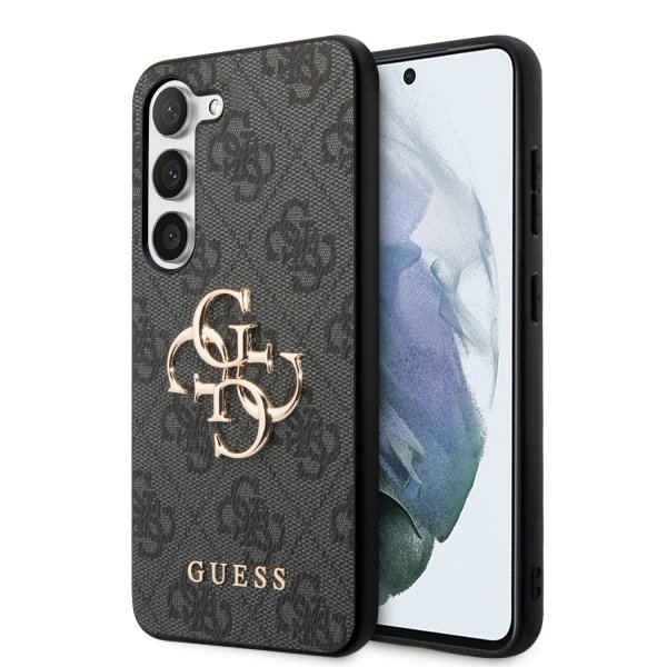 Guess Samsung Galaxy S23 Plus Deksel 4G Logo Grå