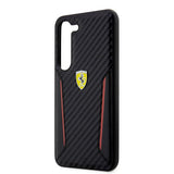 Ferrari Samsung Galaxy S23 Plus Deksel Carbon & Stripe Svart