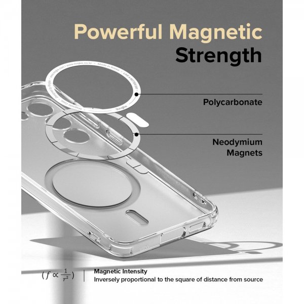 Ringke Samsung Galaxy S23 Plus Deksel Fusion Magnetic Matte Clear