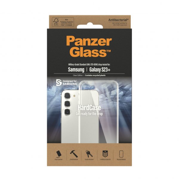 PanzerGlass Samsung Galaxy S23 Plus Deksel HardCase Transparent
