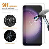ENKAY Samsung Galaxy S23 Plus Deksel med Skjermbeskytter Skinntekstur Lilla