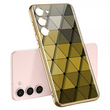 GKK Samsung Galaxy S23 Plus Deksel Motiv Gula Trekanter