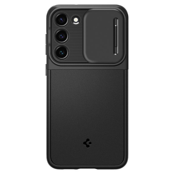 Spigen Samsung Galaxy S23 Plus Deksel Optik Armor Svart