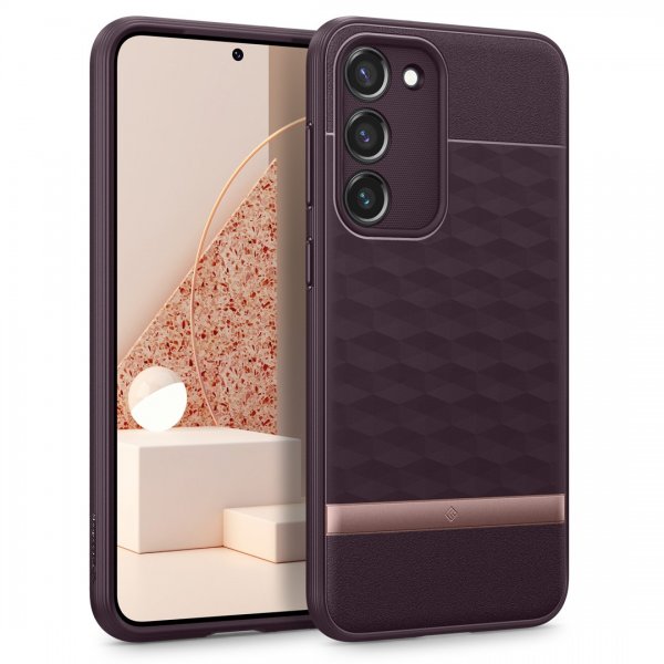 Caseology Samsung Galaxy S23 Plus Deksel Parallax Burgundy
