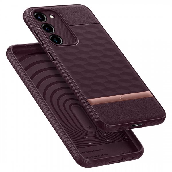 Caseology Samsung Galaxy S23 Plus Deksel Parallax Burgundy
