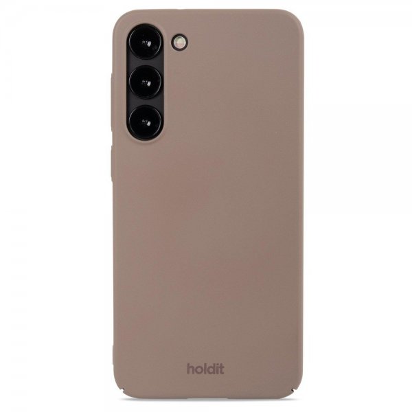holdit Samsung Galaxy S23 Plus Deksel Slim Case Mocha Brown