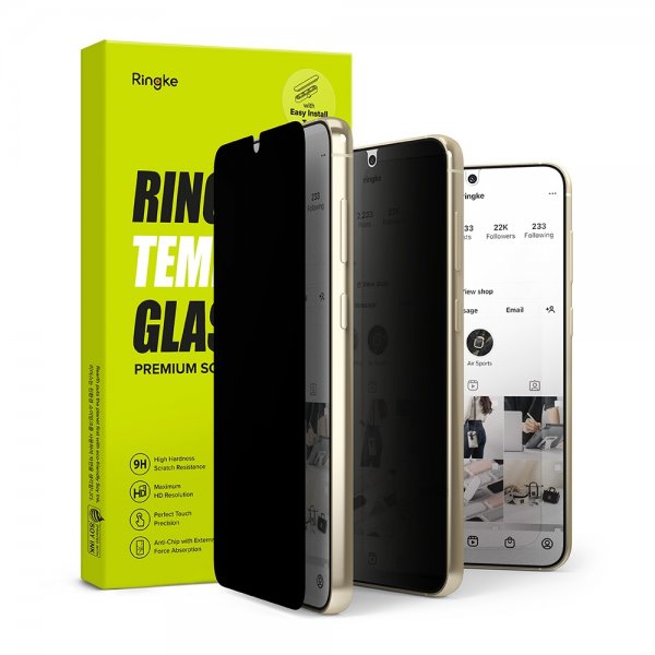 Ringke Samsung Galaxy S23 Plus Skjermbeskytter Privacy Glass