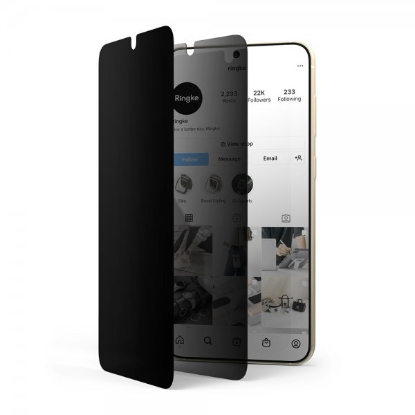 Ringke Samsung Galaxy S23 Plus Skjermbeskytter Privacy Glass