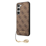Guess Samsung Galaxy S23 Deksel 4G Charms Brun