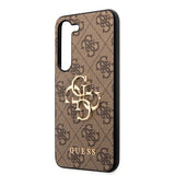 Guess Samsung Galaxy S23 Deksel 4G Logo Brun