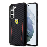 Ferrari Samsung Galaxy S23 Deksel Carbon & Stripe Svart