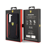 Ferrari Samsung Galaxy S23 Deksel Carbon & Stripe Svart