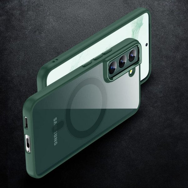 Samsung Galaxy S23 Deksel Farget Kant MagSafe Grønn