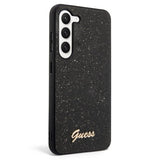 Guess Samsung Galaxy S23 Deksel Fixed Glitter Case Svart