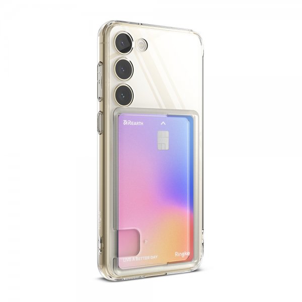 Ringke Samsung Galaxy S23 Deksel Fusion Card Clear
