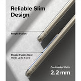 Ringke Samsung Galaxy S23 Deksel Fusion Card Clear