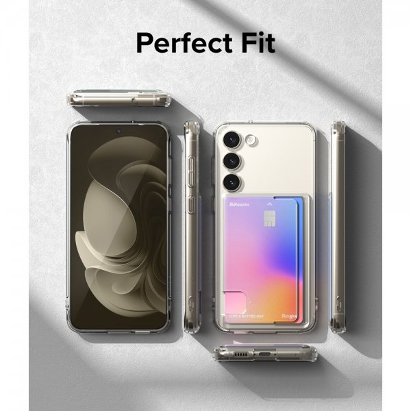 Ringke Samsung Galaxy S23 Deksel Fusion Card Clear