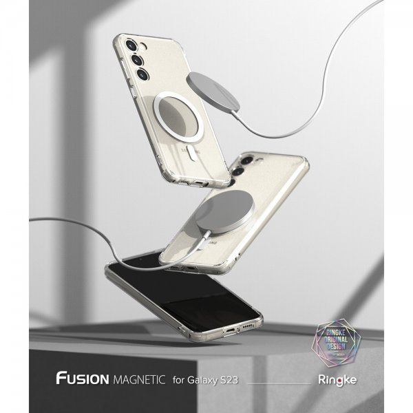 Ringke Samsung Galaxy S23 Deksel Fusion Magnetic Matte Clear