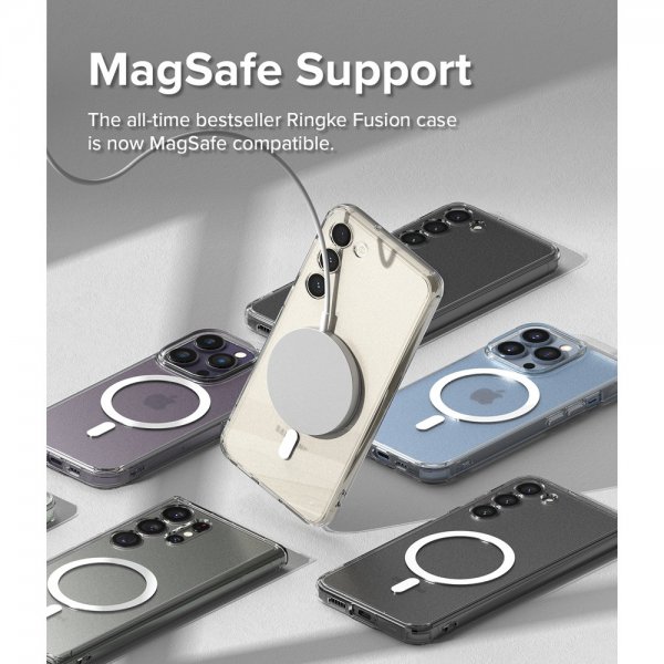 Ringke Samsung Galaxy S23 Deksel Fusion Magnetic Matte Clear
