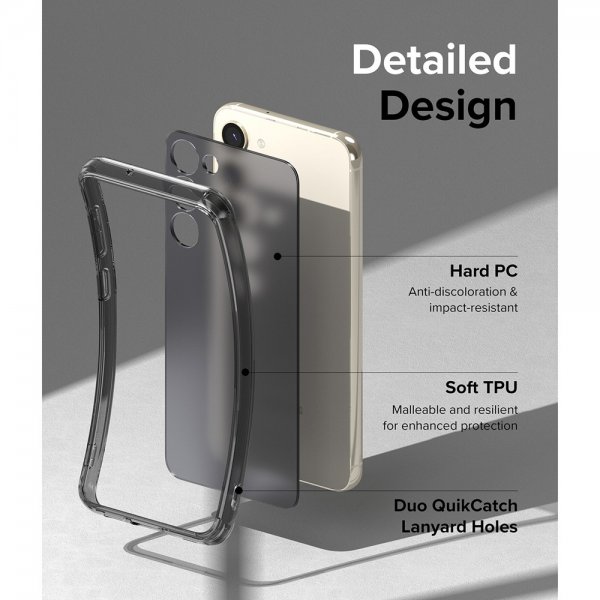 Ringke Samsung Galaxy S23 Deksel Fusion Matte Smoke Black