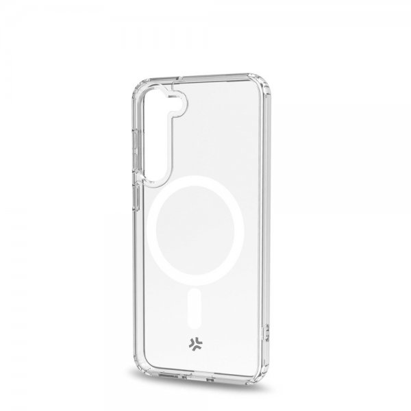 Celly Samsung Galaxy S23 Deksel GELSKINMAG MagSafe Transparent