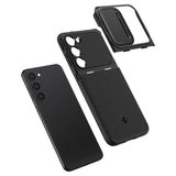 Spigen Samsung Galaxy S23 Deksel Optik Armor Svart