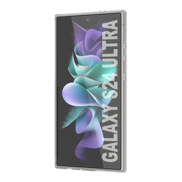 Rvelon Samsung Galaxy S23 Ultra Deksel Kortholder Transparent