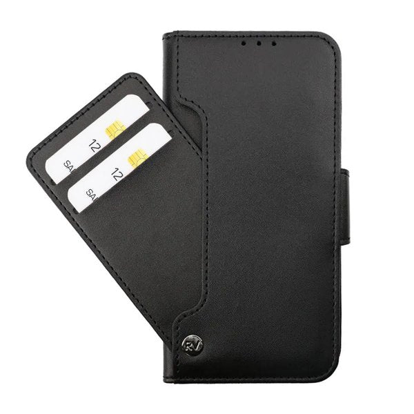 Rvelon Samsung Galaxy S23 Ultra Etui Utbrettbar Kortlomme Svart