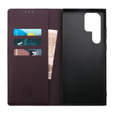 Rvelon Samsung Galaxy S23 Ultra Etui Detachable Wallet Case Lilla