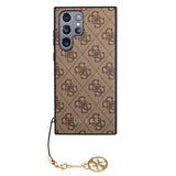 Guess Samsung Galaxy S23 Ultra Deksel 4G Charms Brun