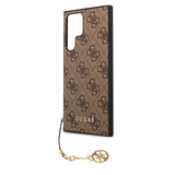 Guess Samsung Galaxy S23 Ultra Deksel 4G Charms Brun