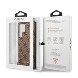 Guess Samsung Galaxy S23 Ultra Deksel 4G Charms Brun