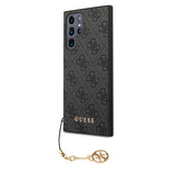 Guess Samsung Galaxy S23 Ultra Deksel 4G Charms Grå