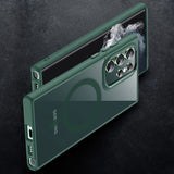 Samsung Galaxy S23 Ultra Deksel Farget Kant MagSafe Grønn