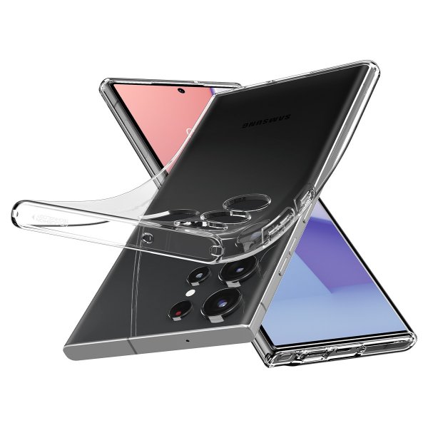 Spigen Samsung Galaxy S23 Ultra Deksel Liquid Crystal Crystal Clear