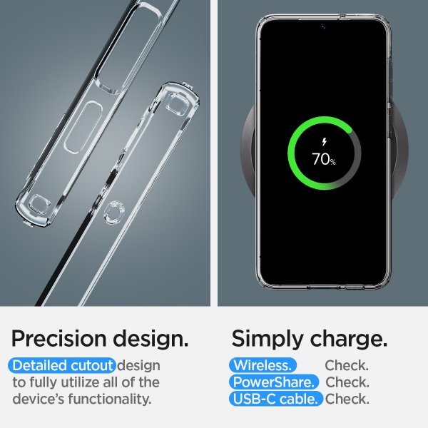 Spigen Samsung Galaxy S23 Plus Deksel Liquid Crystal Crystal Clear