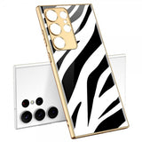 GKK Samsung Galaxy S23 Ultra Deksel Motiv Sebra