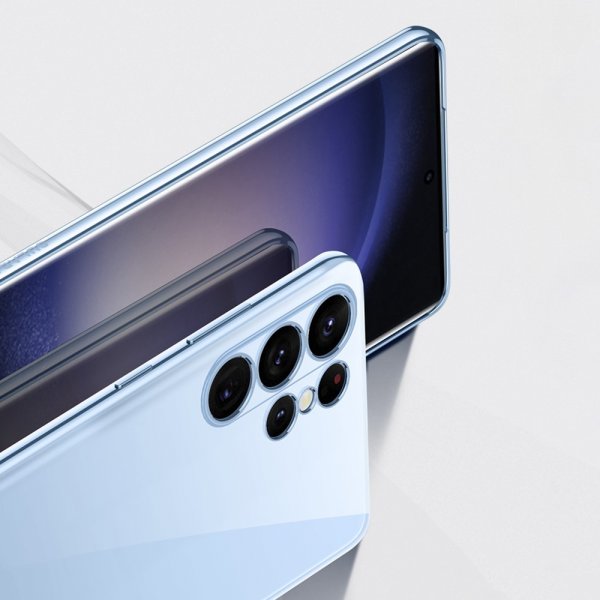 Sulada Samsung Galaxy S23 Ultra Deksel Belagt Kant Grønn