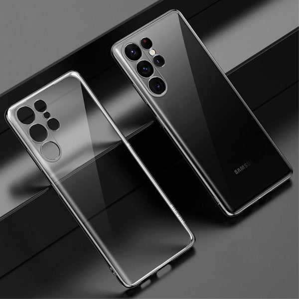 Sulada Samsung Galaxy S23 Ultra Deksel Belagt Kant Svart