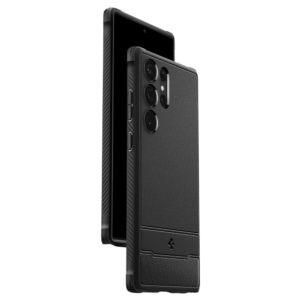 Spigen Samsung Galaxy S23 Ultra Deksel Rugged Armor Matte Black