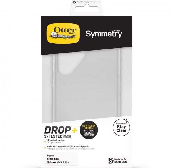 Otterbox Samsung Galaxy S23 Ultra Deksel Symmetry Clear Transparent
