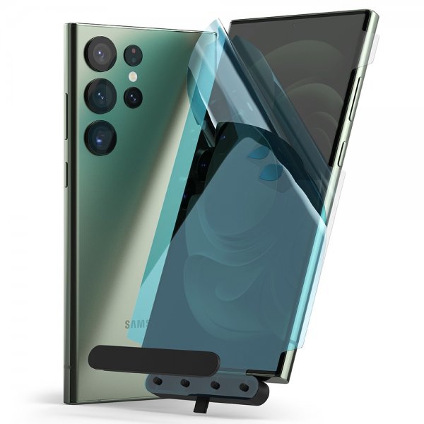 Ringke Samsung Galaxy S23 Ultra Skjermbeskytter Dual Easy Film 2-pakning